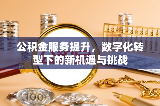 江永公积金服务提升，数字化转型下的新机遇与挑战