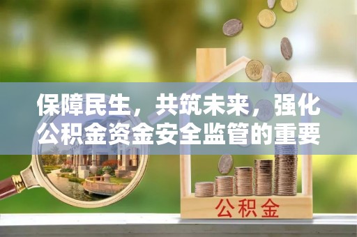 江永保障民生，共筑未来，强化公积金资金安全监管的重要性