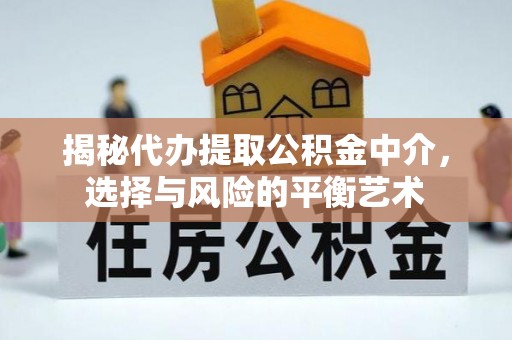 江永揭秘代办提取公积金中介，选择与风险的平衡艺术
